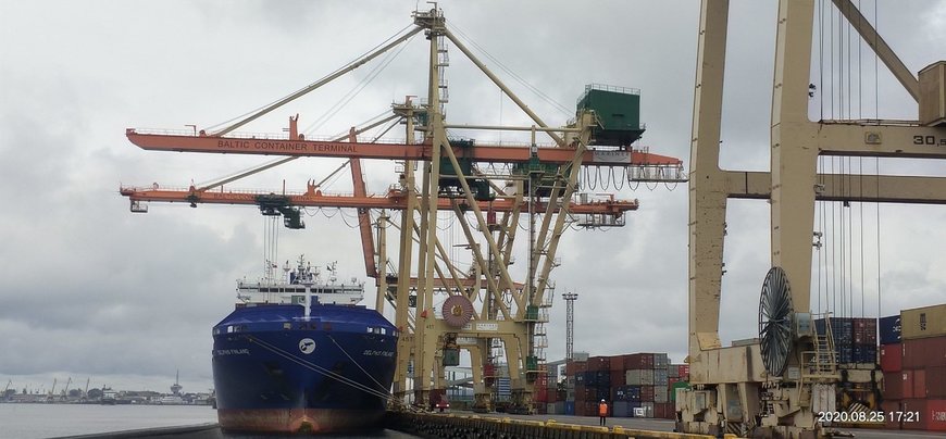 Sany Ship-to-Shore Container Crane STS454701 was successfully delivered in Latvia